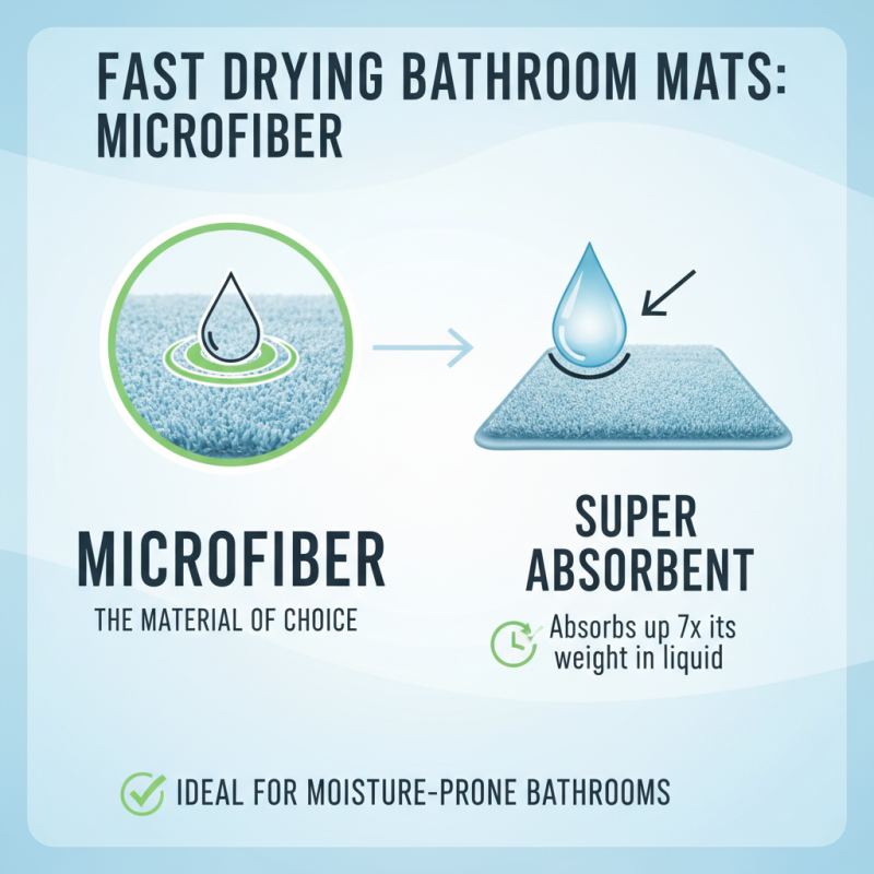Best Fast Drying Bathroom Mat for Quick Turnaround Use?