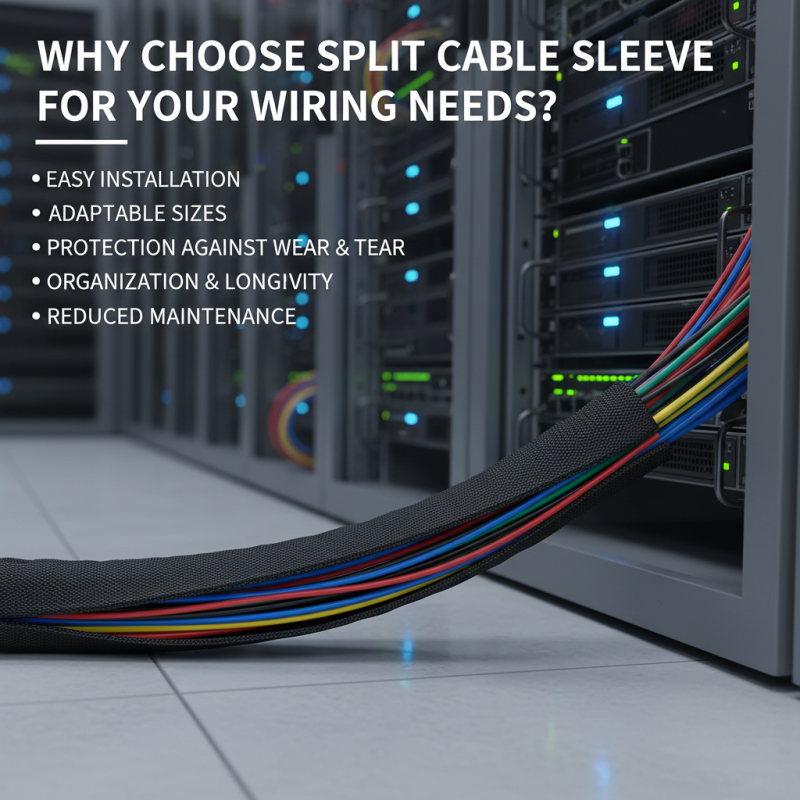 Why Choose Split Cable Sleeve for Your Wiring Needs?