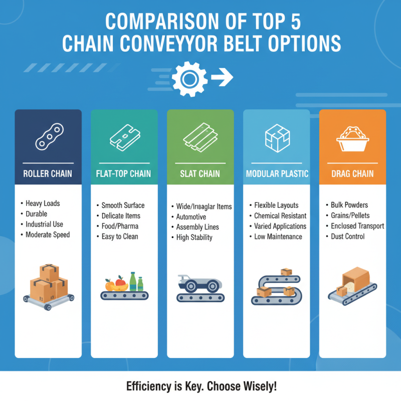 Top 5 Best Chain Conveyor Belt Options for Efficient Material Handling?