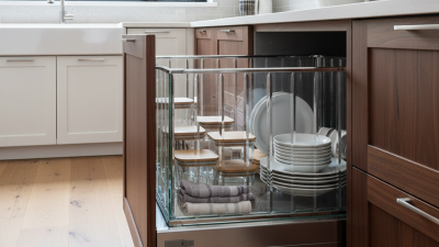 What is a High Quality Kitchen Crystal Glass Pull Out Basket?
