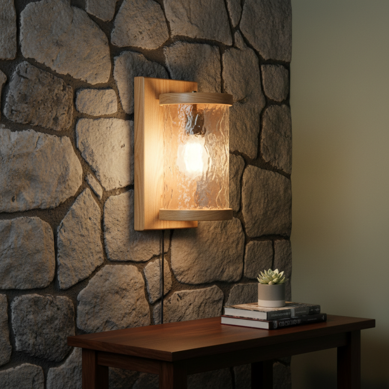 How to Choose the Best Wood Glass Wall Lamp for Your Home?