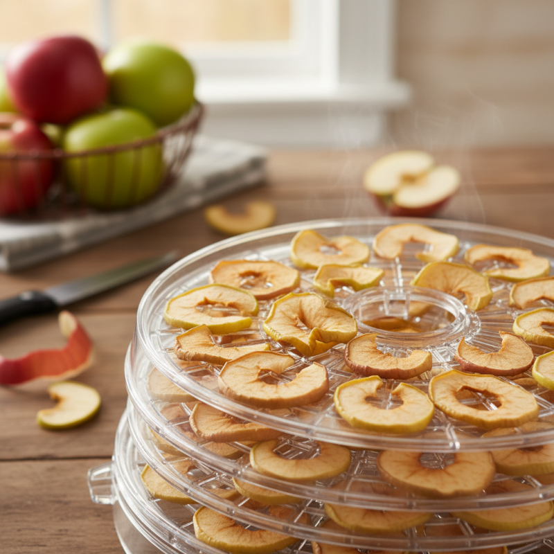 How to Make Chewy Dried Apples Using a Dehydrator?