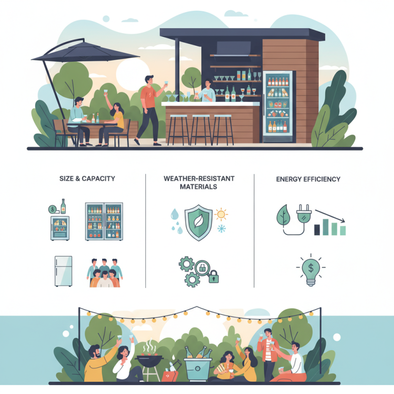 How to Choose the Best Outdoor Bar Fridge for Your Needs?