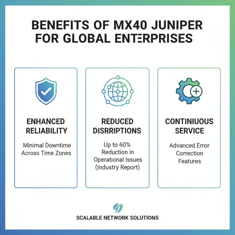 Mx40 Juniper Best Features and Benefits for Global Buyers?