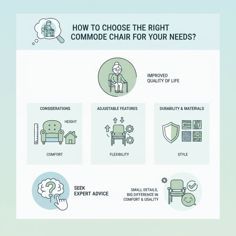 How to Choose the Right Commode Chair for Your Needs?
