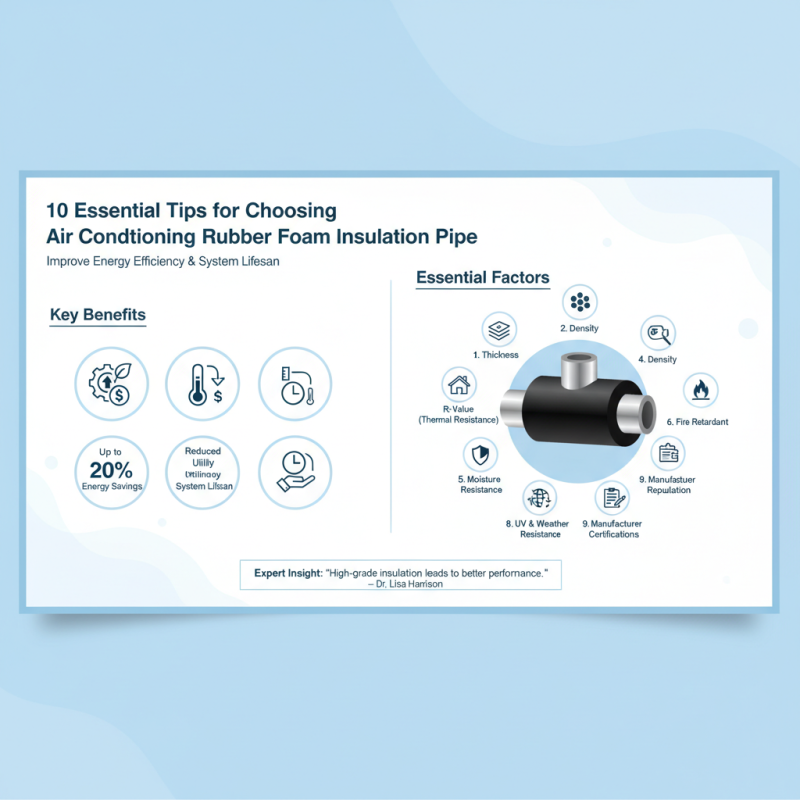 10 Essential Tips for Choosing Air Conditioning Rubber Foam Insulation Pipe?