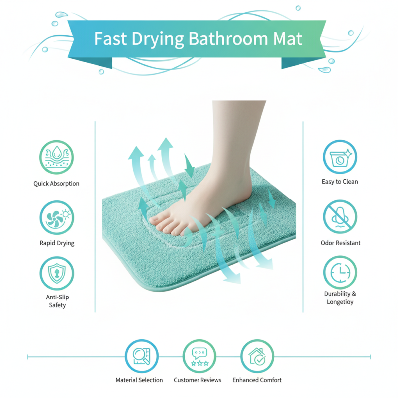 Best Fast Drying Bathroom Mat for Quick Turnaround Use?