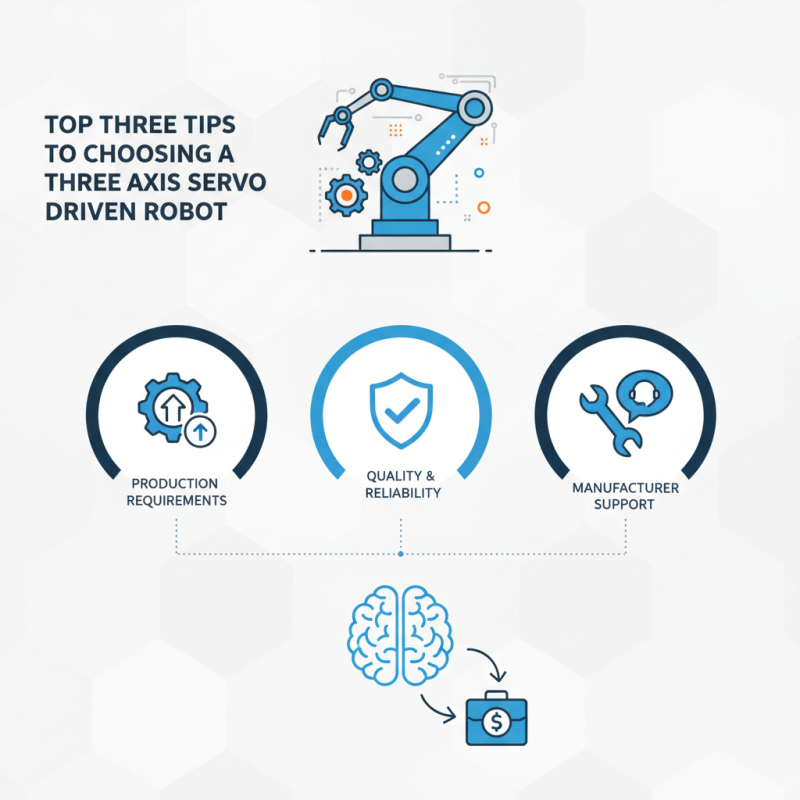 Top Three Tips for Choosing a Three Axis Servo Driven Robot?