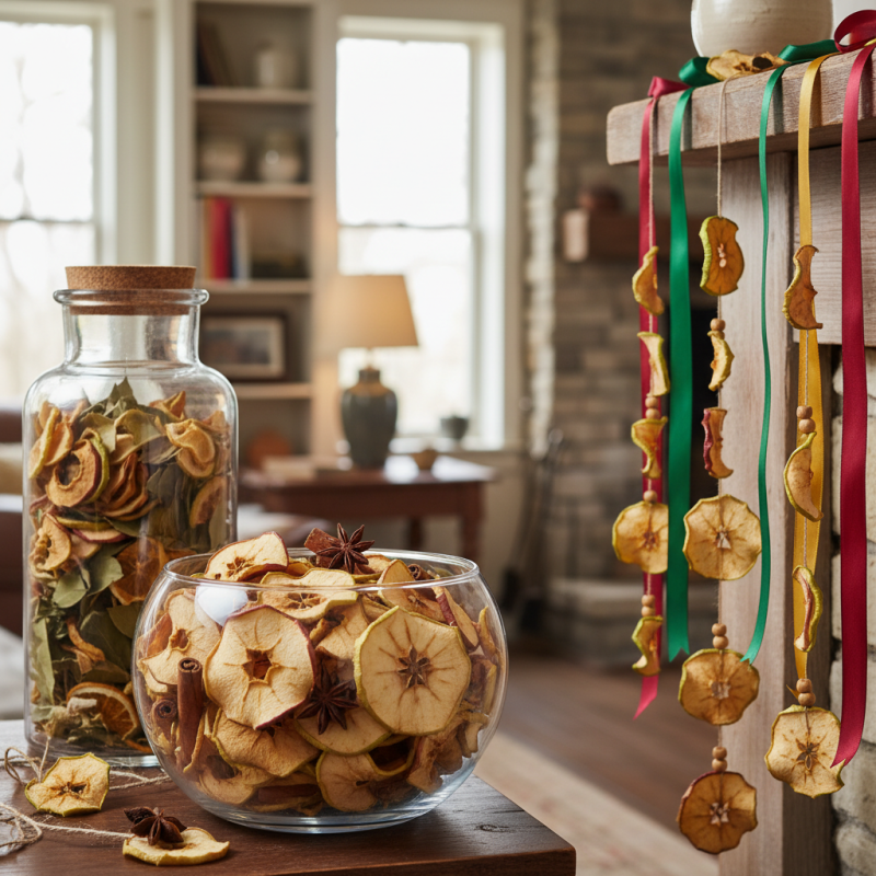 Best Ideas for Using Dried Apple Slices in Home Decoration?