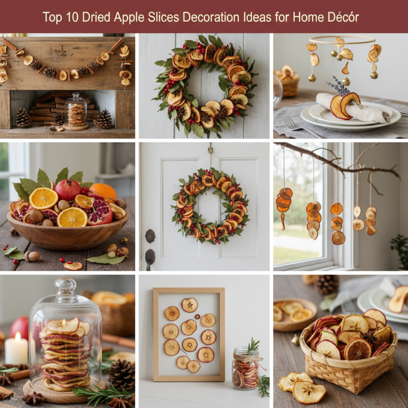 Top 10 Dried Apple Slices Decoration Ideas for Home Décor?