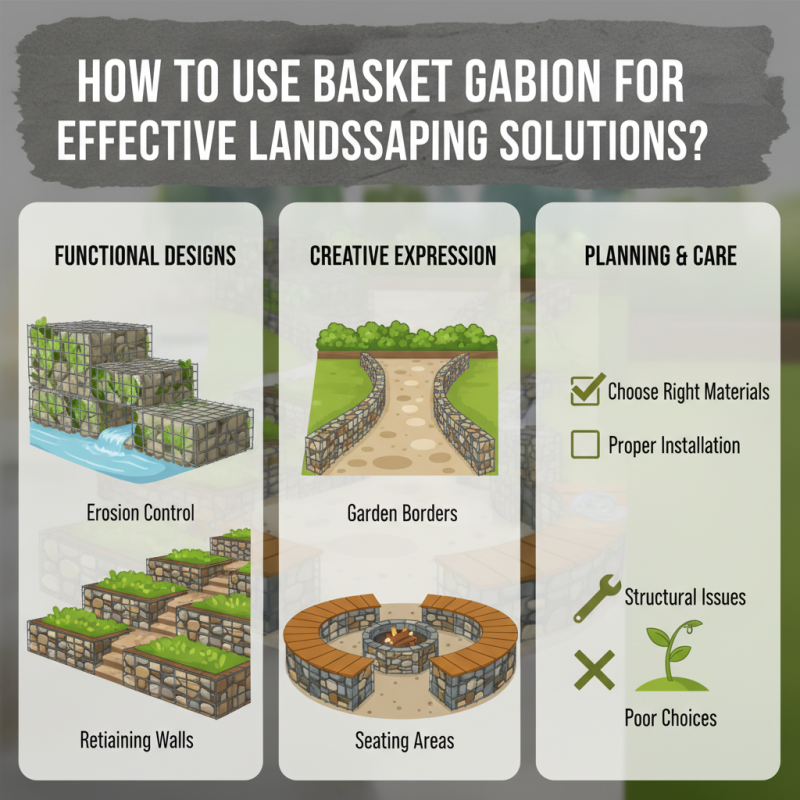 How to Use Basket Gabion for Effective Landscaping Solutions?