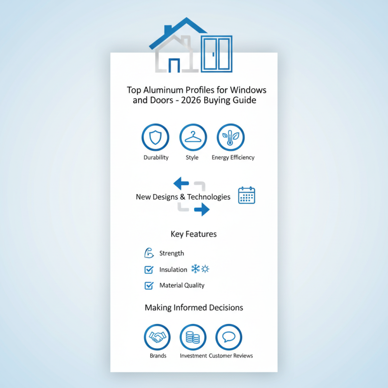 2026 Top Aluminum Profiles for Windows and Doors Buying Guide?