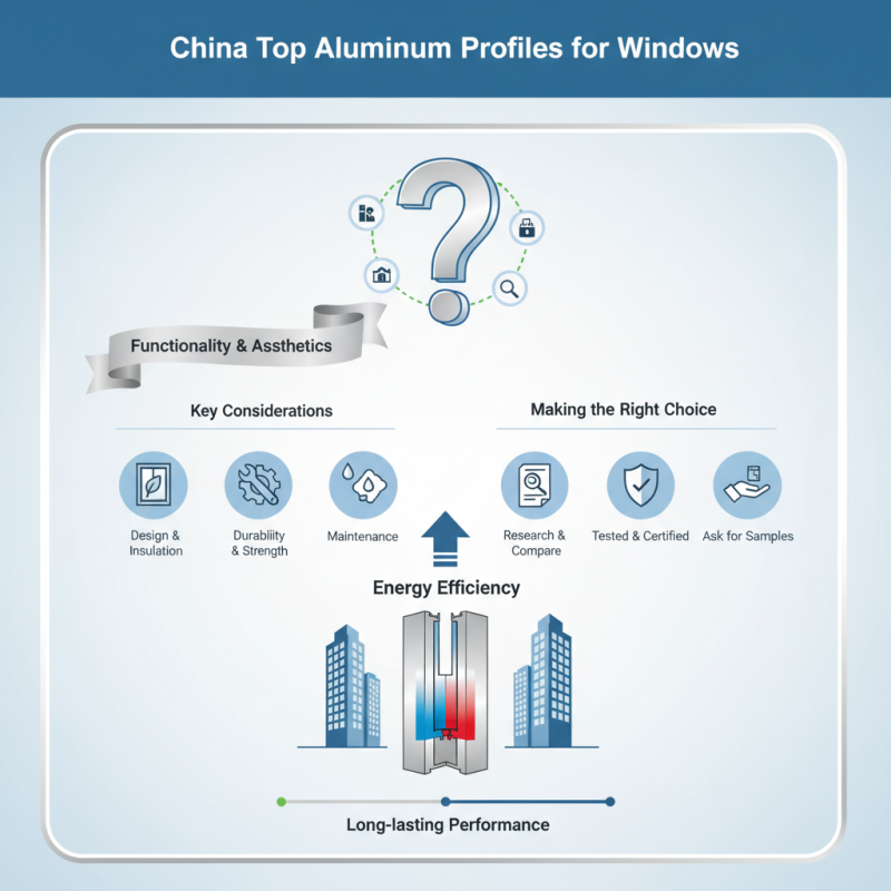 China Top Aluminum Profiles for Windows What to Consider?