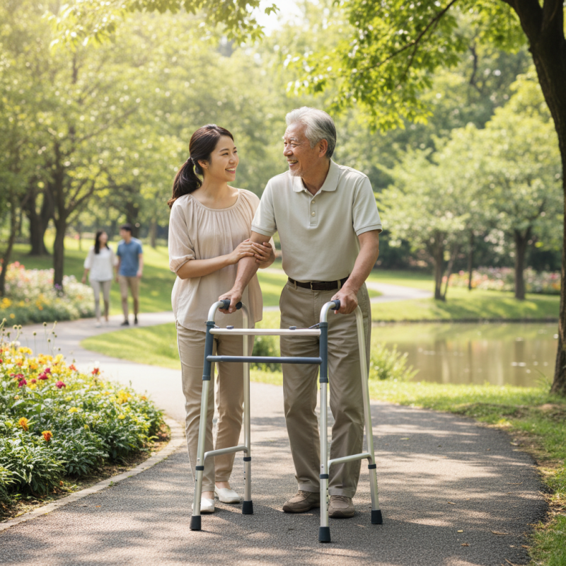 China Top Adjustable Metal Walker for Easy Mobility Solutions?