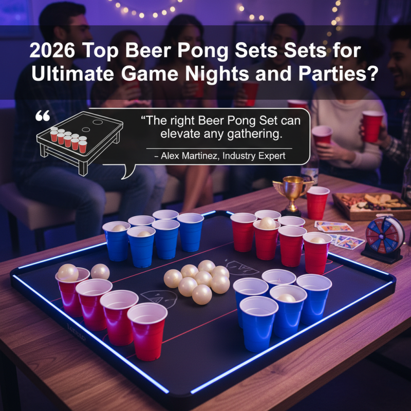2026 Top Beer Pong Sets for Ultimate Game Nights and Parties?