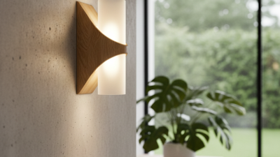 Best Wood Glass Wall Lamp for Modern Home Decor Ideas?