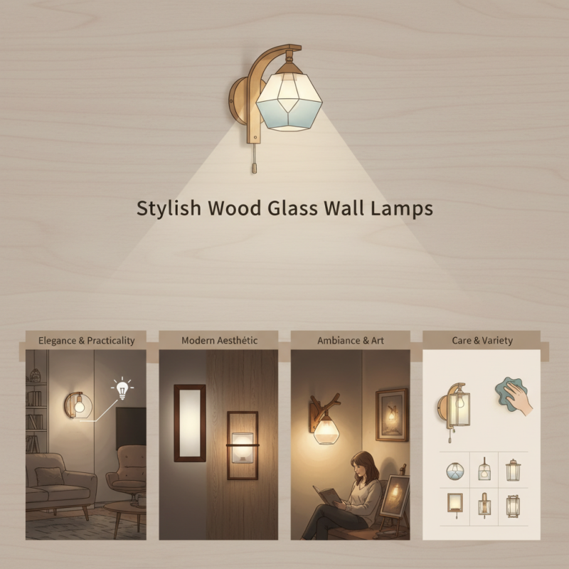 Discover Stylish Wood Glass Wall Lamps for Your Home Lighting?