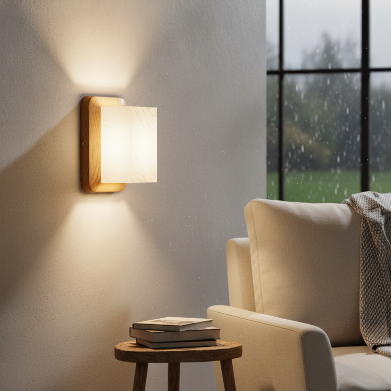 Why Choose Wood Glass Wall Lamp for Your Home Decor?