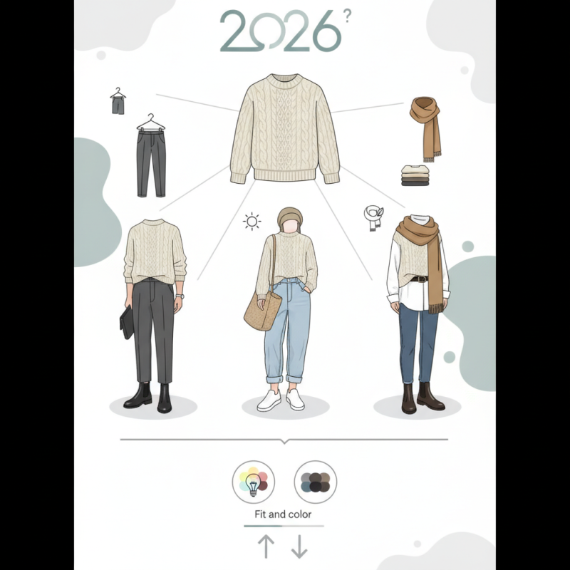 2026 How to Style Cable Knit Pullover Sweater for Any Occasion?