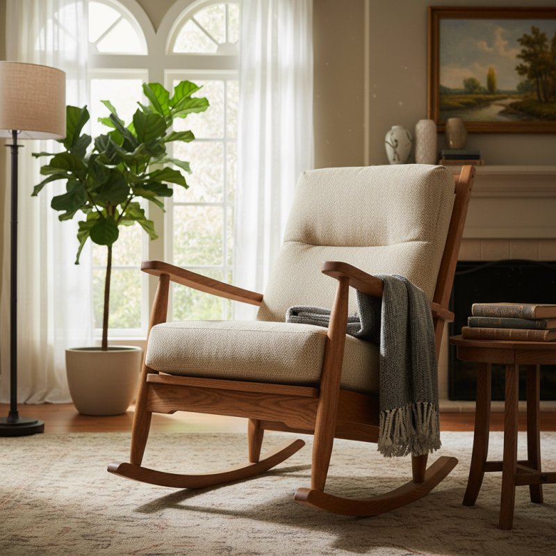 Top Solid Wood Rocking Chair Indoor Options for Your Home Decor?