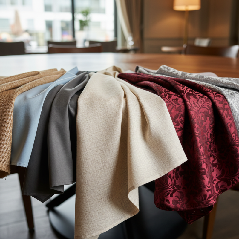 Best Table Cloths Fabric Choices for Your Business Needs?