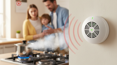 What is a household gas detector and how does it work?