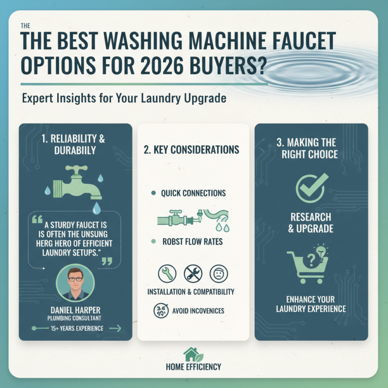 The Best Washing Machine Faucet Options for 2026 Buyers?