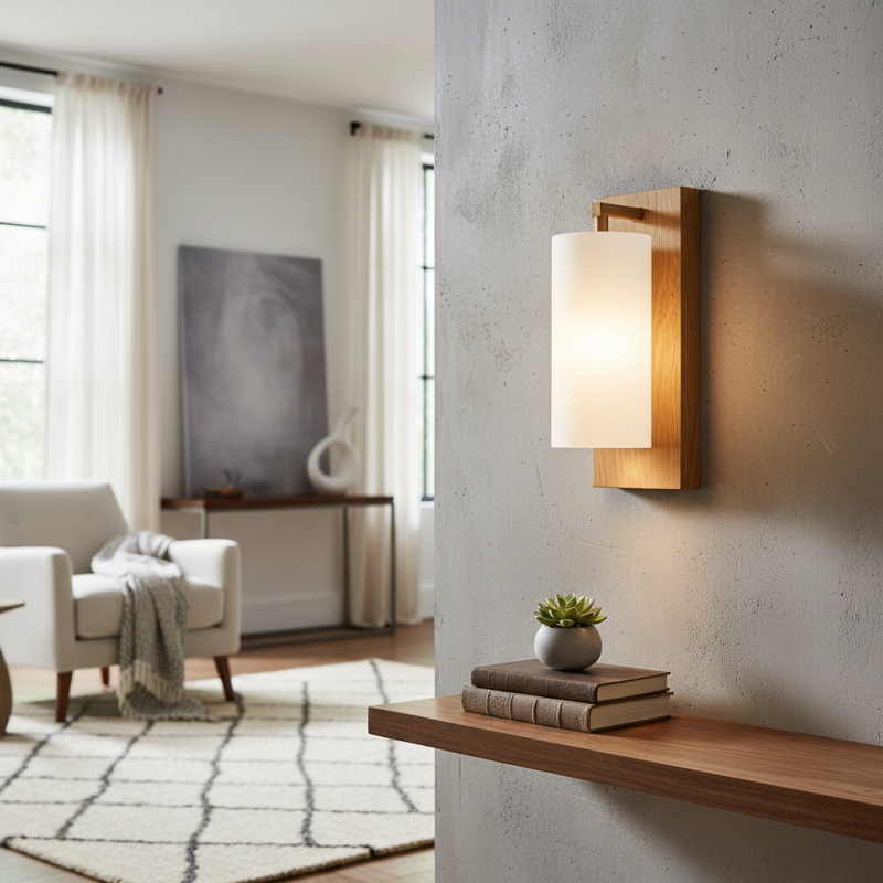 2026 Best Wood Glass Wall Lamp for Stylish Home Décor?