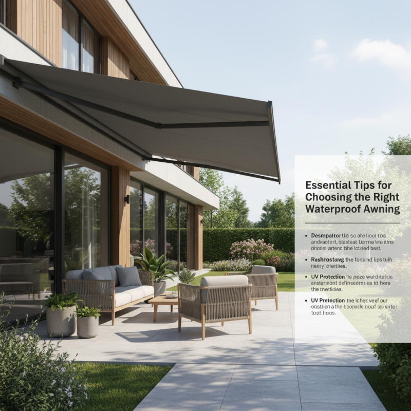 Essential Tips for Choosing the Right Waterproof Awning?