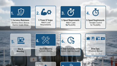 ¿8 consejos para elegir un Winch Drive para aplicaciones marinas?