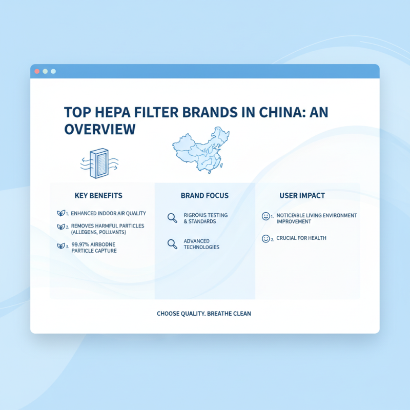 China Top Hepa Filter Brands and Their Benefits?