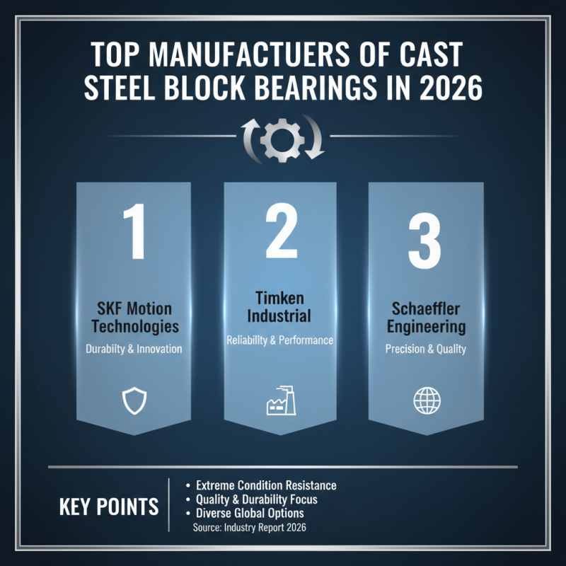 2026 Best Cast Steel Block Bearing for Global Buyers Guide?