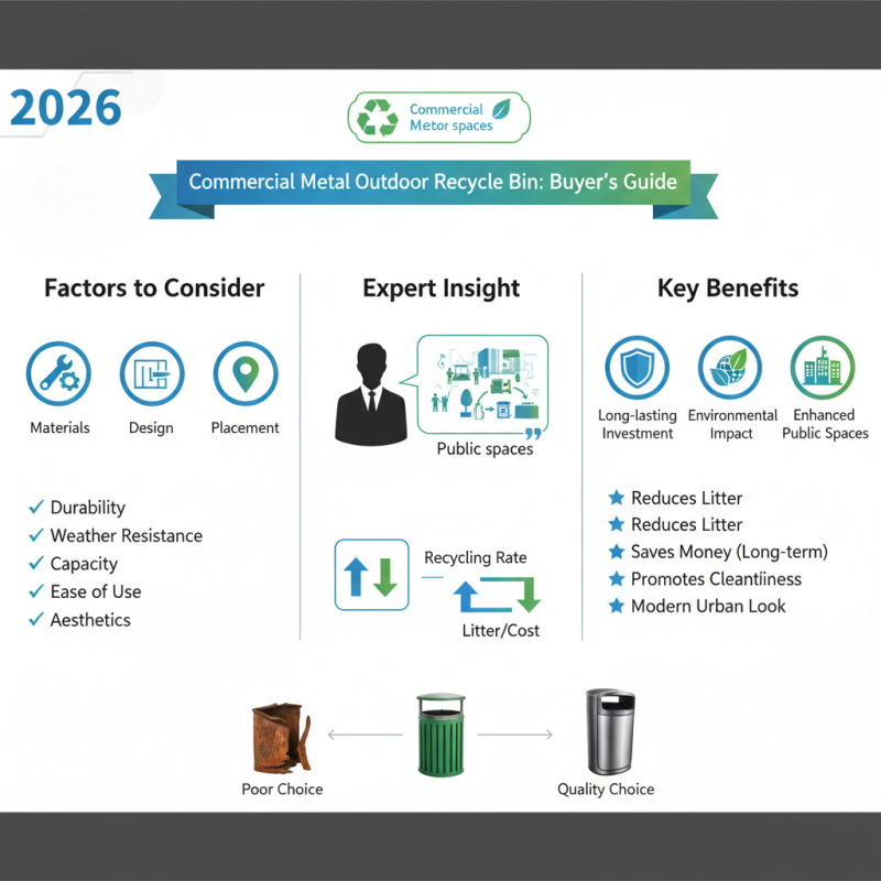 2026 How to Choose the Best Commercial Metal Outdoor Recycle Bin?