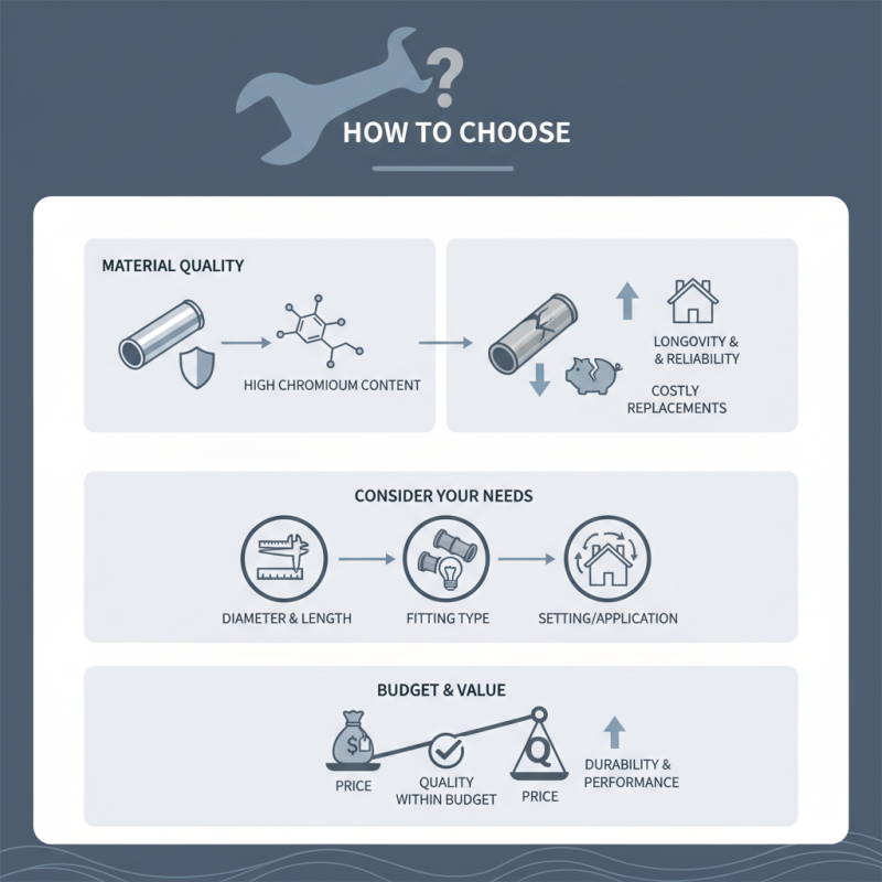 How to Choose the Best Stainless Steel Waste Pipe for Your Needs?