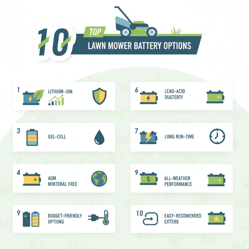 Top 10 Lawn Mower Battery Options for Global Buyers?