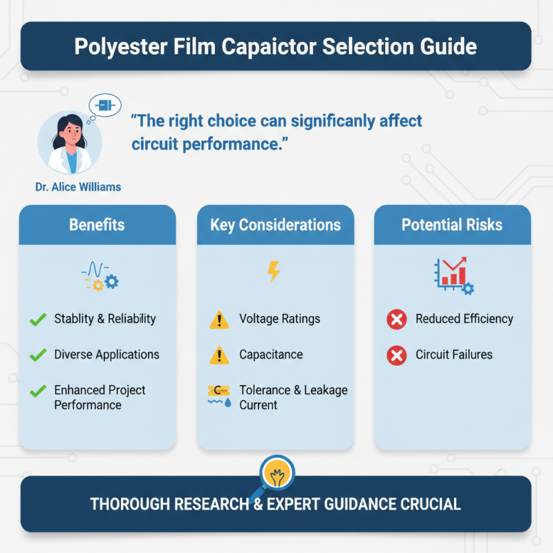 How to Choose the Best Polyester Film Capacitors for Your Needs?