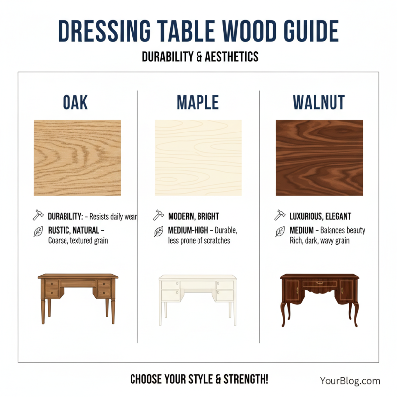 How to Choose the Best Wooden Dressing Table for Your Home?