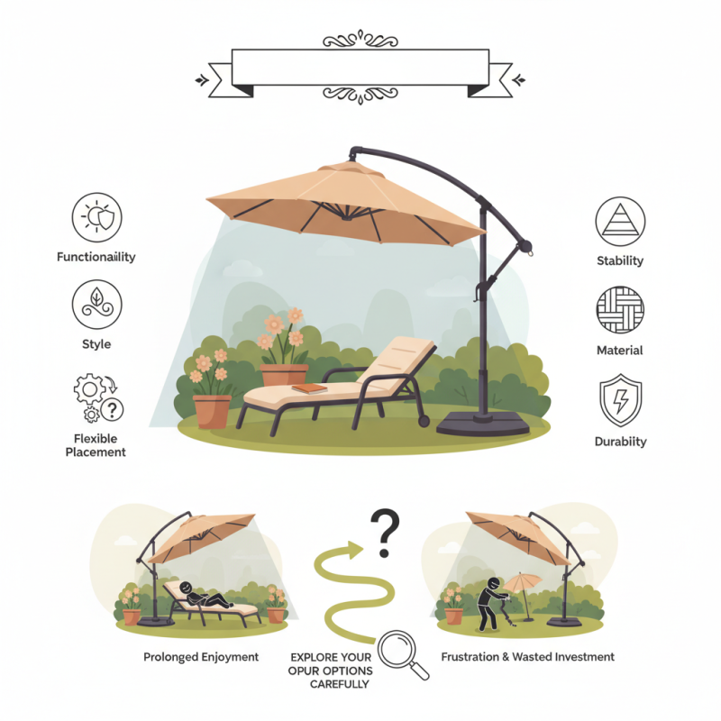 Best Outdoor Cantilever Umbrella for Your Garden Needs?