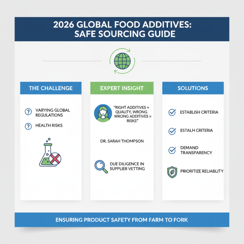 2026 How to Choose Safe Food Additives for Global Sourcing?