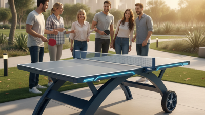 2026 Top Foldable Ping Pong Table Outdoor for Worldwide Buyers?