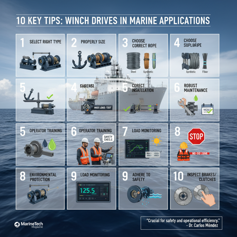 10 Consejos Claves para Usar Winch Drive en Aplicaciones Marinas?