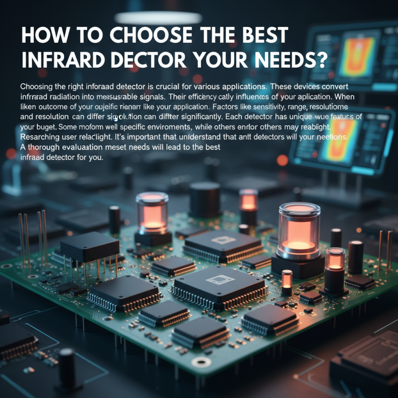 How to Choose the Best Infrared Detector for Your Needs?