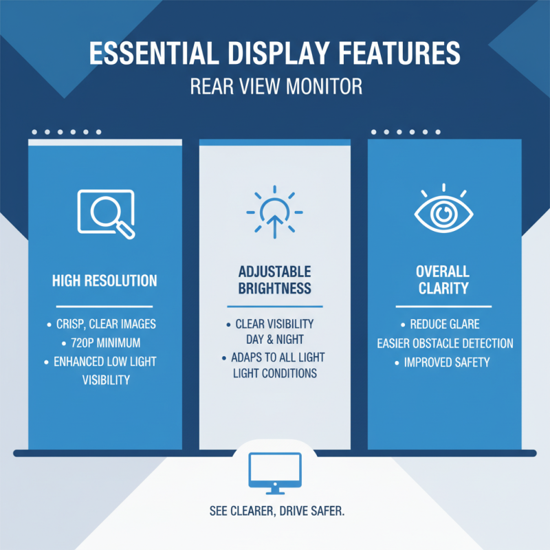 Best Rear View Monitor Features You Should Look For?