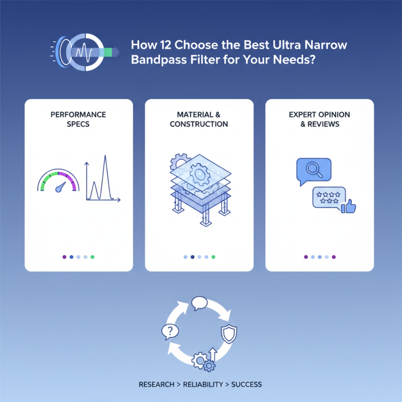 How to Choose the Best Ultra Narrow Bandpass Filter for Your Needs?