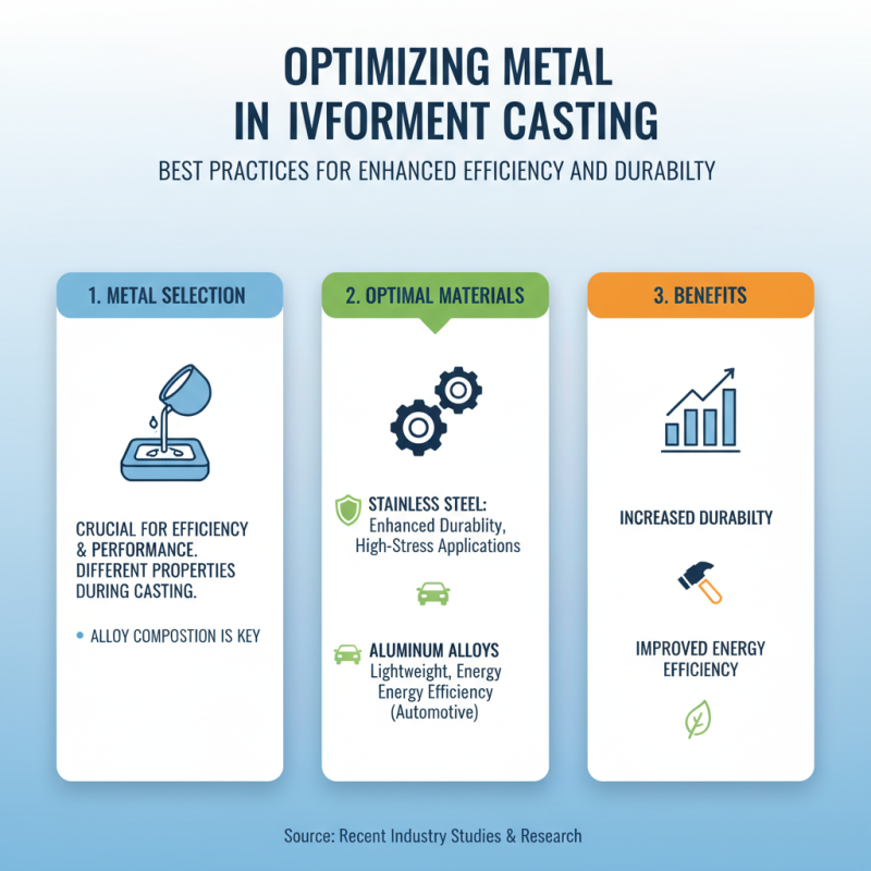 Best Investment Casting Metals for Optimal Production Efficiency?