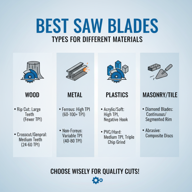 Best Saw Blades for Every Cutting Need and What to Consider?