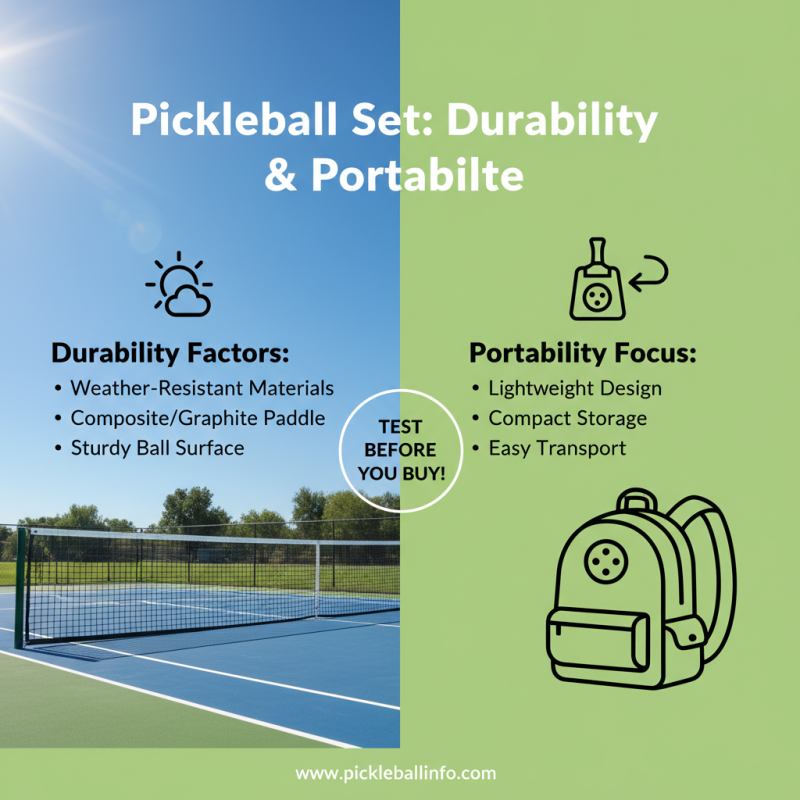 How to Choose the Best Outdoor Pickleball Set for Your Game?