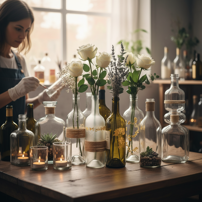 Top 10 Uses for Alcohol Empty Bottles in Crafts and Decor?