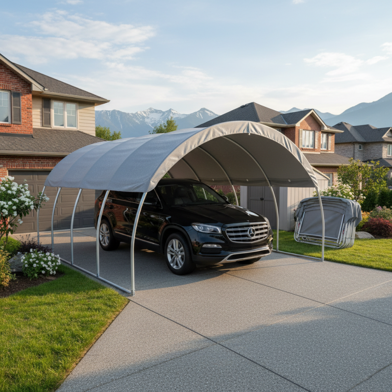 Why Choose a Folding Carport for Your Vehicle Protection?