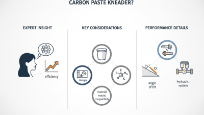 How to Choose the Right Hydraulic Tilting Carbon Paste Kneader?